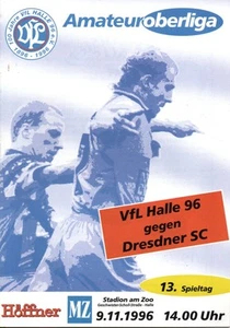 9.11.96 VFL Halle- Dresdner SC - Bild 1 von 1
