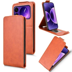 Funda de cuero PU vertical abatible para Xiaomi Poco C85 F7 C71 + M6 M7 15T 17 Pro Max - Imagen 1 de 28