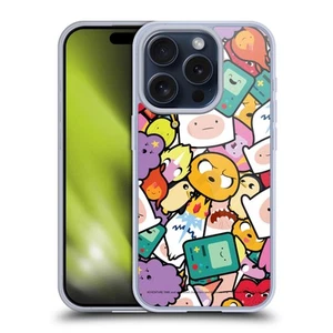 OFFICIAL ADVENTURE TIME GRAPHICS SOFT GEL CASE FOR APPLE iPHONE PHONES - Picture 1 of 11