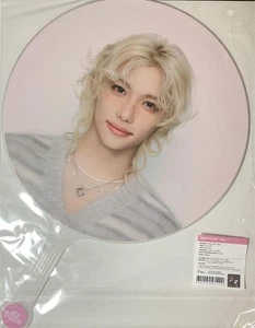 Stray Kids 5 CLOCK Fan Official Meeting Felix Image Picket Uchiwa Limited Seoul - Picture 1 of 24