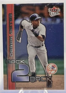 2003 Fleer Ultra Baseball Back 2 Back #1B2B Derek Jeter /1000 - Bild 1 von 2