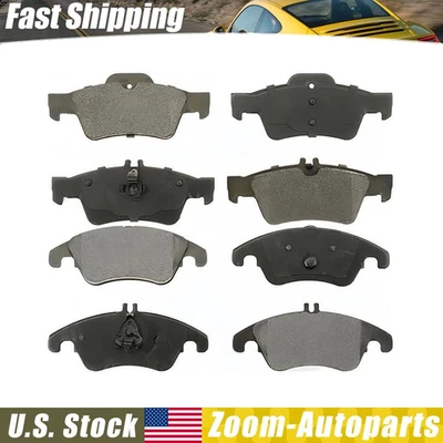 Front & Rear Brake Pads Kit For 2015 2016 2017 Mercedes-Benz CLS400 - Image 1 of 4