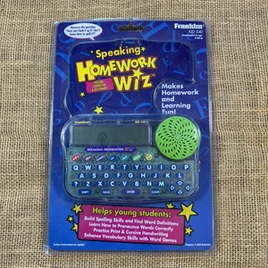 Vintage Franklin Electronic Speaking Homework Wiz Kid-240 New Sealed 1998 - Picture 1 of 4