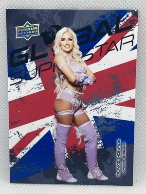 Tarjeta de tributo Blake Monroe serie GLOBAL SUPERSTAR diseñada a medida WWE NXT Foto 1 de 2