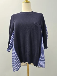 Sacai Stricktop gestreift Größe 1/Small D240113 - Bild 1 von 11