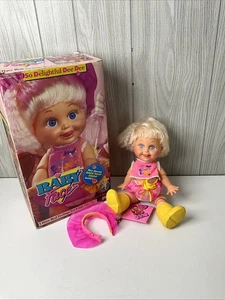 Vintage 1990 Galoob Baby Face Doll, So Delightful DeeDee -Tongue Out IN BOX - Picture 1 of 16
