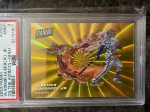 2020 Panini Baseball On The Horizon Vladimir Guerrero Jr. Gold #/10 PSA 9 Mint - Picture 1 of 2