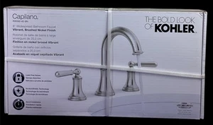 Kohler Capilano Widespread 2-Handle Bathroom Faucet - Vibrant Brushed Nickel NEW - Picture 1 of 3