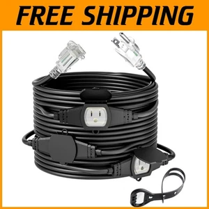 Wetterfestes 25 Fuß Strom-Verlängerungskabel - Bild 1 von 11