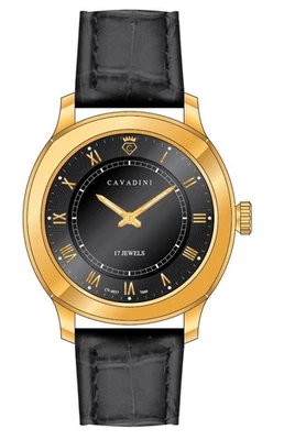 Mechanische Armbanduhr Cavadini Handaufzug ETA Peseux 7040 Swiss 39mm Rarität - Bild 1 von 4