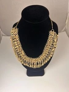 Vintage Cannetile goldfarbene Bauchtänzerin Kuchi Tribal Halskette - Bild 1 von 3