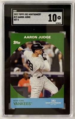 Aaron Judge - 2022 Topps 582 Montgomery Club Set 5 #19        SGC 10 GM - Image 1 of 2