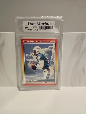 💎💎 Puntuación 1990 - Dan Marino #320 💎 GRADUADO FGC10 COMO NUEVO 💎💎  Foto 1 de 2