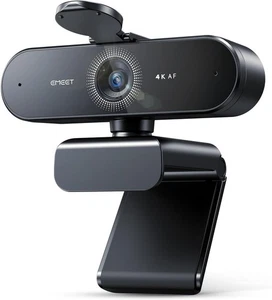 EMEET NOVA 4K Webcam - Ultra HD, Autofocus, Dual Mics, USB-A, Privacy Cover - Afbeelding 1 van 9