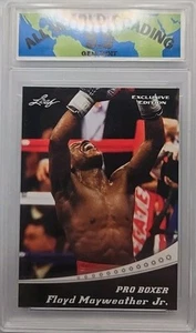 Tarjeta de Boxeo Floyd Mayweather Jr. 9.5 GEMA COMO NUEVA Calificada Edición Exclusiva de Todo el Mundo - Imagen 1 de 2