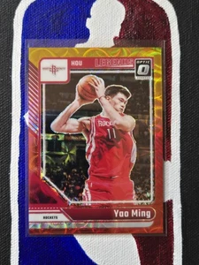 Yao Ming- Yellow Red Scope /99- 2024-25 Panini Optic NBA #226- Rockets - Picture 1 of 2