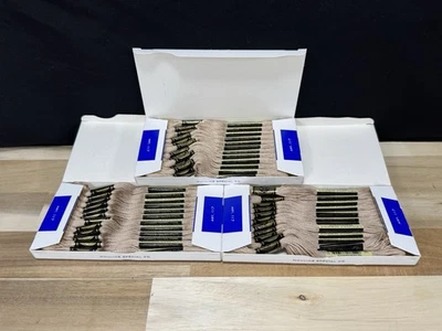 ✅3 Boxes ✅NEW ✅DMC 25 EMBROIDERY FLOSS ✅MOULINE ✅FRANCE ✅100% COTTON ✅#3864 ✅Tan - Image 1 of 4