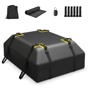 15 Cu.Ft Car Roof Bag 100% Waterproof Roof Top Luggage Bag for All Vehicles - Picture 1 of 10