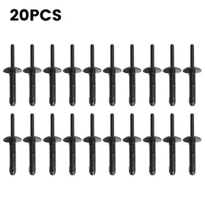 20x Clips de remache para parachoques de coche Clips de remache de plástico par - Imagen 1 de 12