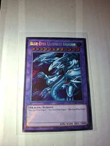 🔥 Yugioh Blue-Eyes Ultimate Dragon LCKC-DE057 SECRET RARE NEAR MINT KAIBA - Bild 1 von 3