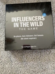 Influencers in the Wild Spiel versiegelt 2-6 Spieler 17+ Alter Neu Originalverpackt - Bild 1 von 3