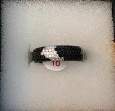 Кольцо с гематитовым покрытием из родия Bomb Party Untamed Shed Your Doubt размер 10 - Изображение 1 из 2