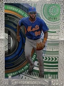 2017 Bowman High Tek Amed Rosario Pattern 1 Circles Green Rainbow Rookie /99 - Bild 1 von 3