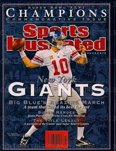 New 2011 NY GIANTS SUPER BOWL 46 XLVI CHAMPIONS SPORTS ILLUSTRATED COMMEMORATIVE - Picture 1 of 1