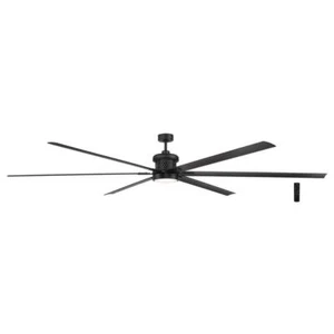 Royalty 120 In. Integrated LED Indoor Outdoor Matte Ceiling Fan Light and Remote - Picture 1 of 4