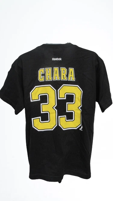 Nueva Camisa Boston Bruins #33 Zdeno Chara Juvenil Talla L Grande Negra Reebok Foto 1 de 4