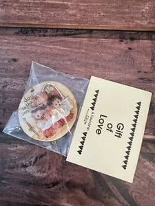 La Berge 94 Marked -Joy To The World-with Carolers  Stoneware Ornament - Picture 1 of 6