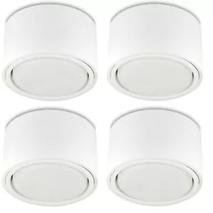 Bodylight aluminium flat neutral white 4x installation spot GX53 white 8.2W ceiling spotlight - Picture 1 of 4