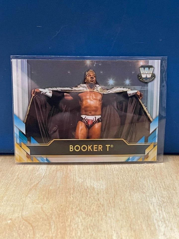 BOOKER T 2020 TOPPS CHROME WWE LEGENDS #BL-3 - Image 1 of 2