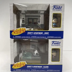 Funko POP! Mini Moment Seinfeld: Jerry & Elaine  - jerry's apartment Hurry Buy - Picture 1 of 6