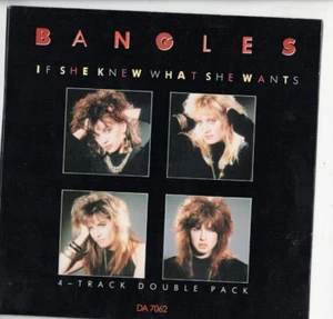 BANGLES If She Knew What She Wants 2x7" VINYL w/PS 80s POP Susanna Hoffs - Picture 1 of 3