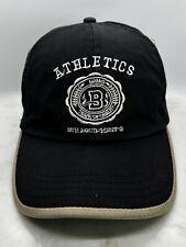 BUM Equipment Athletics Cap Hat Adult Adjustable Black 100% Cotton