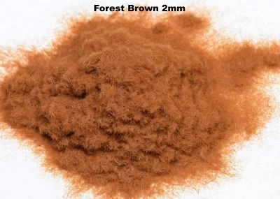 WWS 2mm Brown Mix Static Grass 30g Railways, Landscape, Scenery, Peco - Image 1 of 2