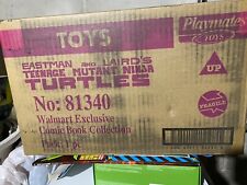 TMNT Ninja Turtles Comic Book Action Figure Set of 6 Van Walmart 81340 Playmates
