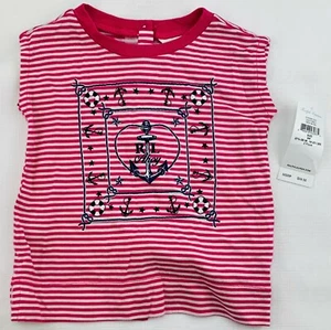 NWT New Ralph Lauren Size 9 Months Pink Short Sleeve Top FREE SHIPPING - Picture 1 of 3
