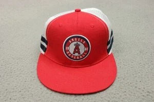 Los Angeles Hat Men's Snapback MLB Baseball Red Waba Grill Trucker Hat - Picture 1 of 9