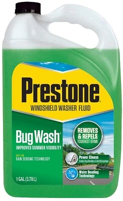 Líquido para lavadora de parabrisas Prestone Bug Wash, 1 galón Foto 1 de 3