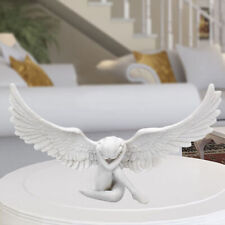 Vintage Angel Wing Figures 3D Statue Home Hotel Decoration Accessories Gift UK