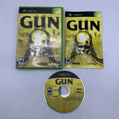Gun (Microsoft Xbox, 2005) Complete CIB W/ Manual Refurbished - Very Good - Image 1 of 4