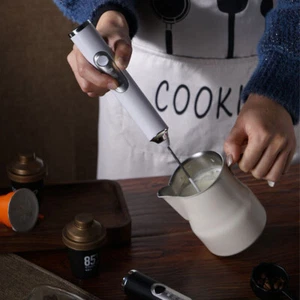 Electric Milk Coffee Frother Egg Beater Handheld Whisk Drink Frappe Mixers - Picture 1 of 16