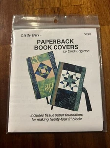 Paperback Book Covers Pattern By Little Bits VSP228 - Picture 1 of 3