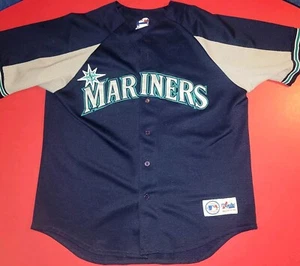 Vintage Ken Griffey Jr Seattle Mariners Majestic Men’s XL Jersey Stitched - Picture 1 of 5