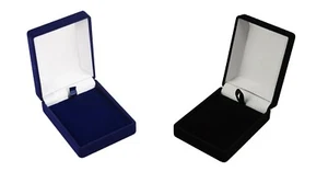 Velvet Pendant / Drop Earring Box -Jewellery Display Gift Packaging Boxes - Picture 1 of 6
