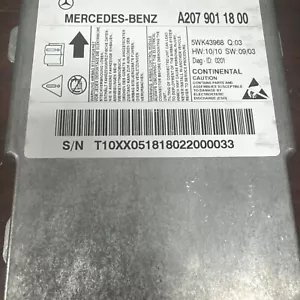UNIDAD MÓDULO CONTROL MERCEDES BENZ E350 SRS PN: A2079011800 (P) - Imagen 1 de 3