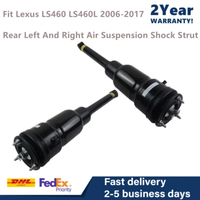 Пара задних левых правых амортизаторов пневмоподвески подходит для Lexus LS460 2WD 06-17 - Изображение 1 из 4