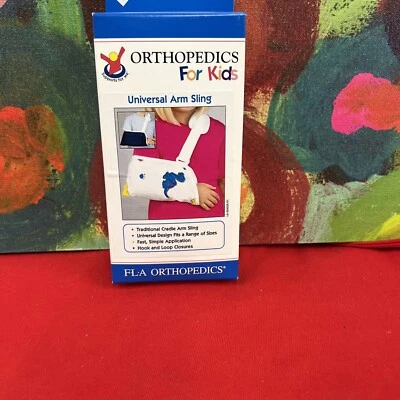 FLA Ortopedia Para Niños Jóvenes Talla Universal Cuna Brazo Eslinga Azul Marino Nuevo En Caja Foto 1 de 2